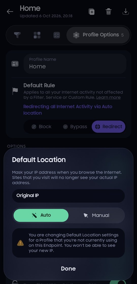 Default Location